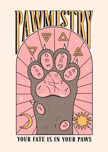 Cat Vintage Poster Tarot