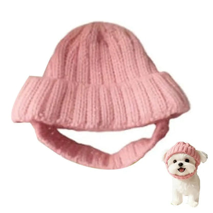 Cute Knitted Pet Winter Hat