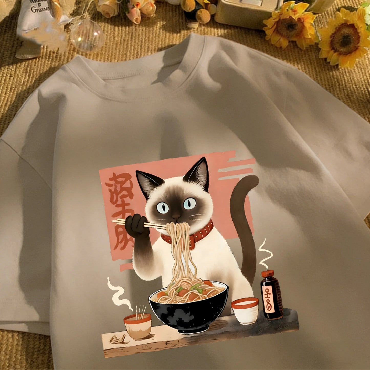 Siamese Eat Ramen Shirt