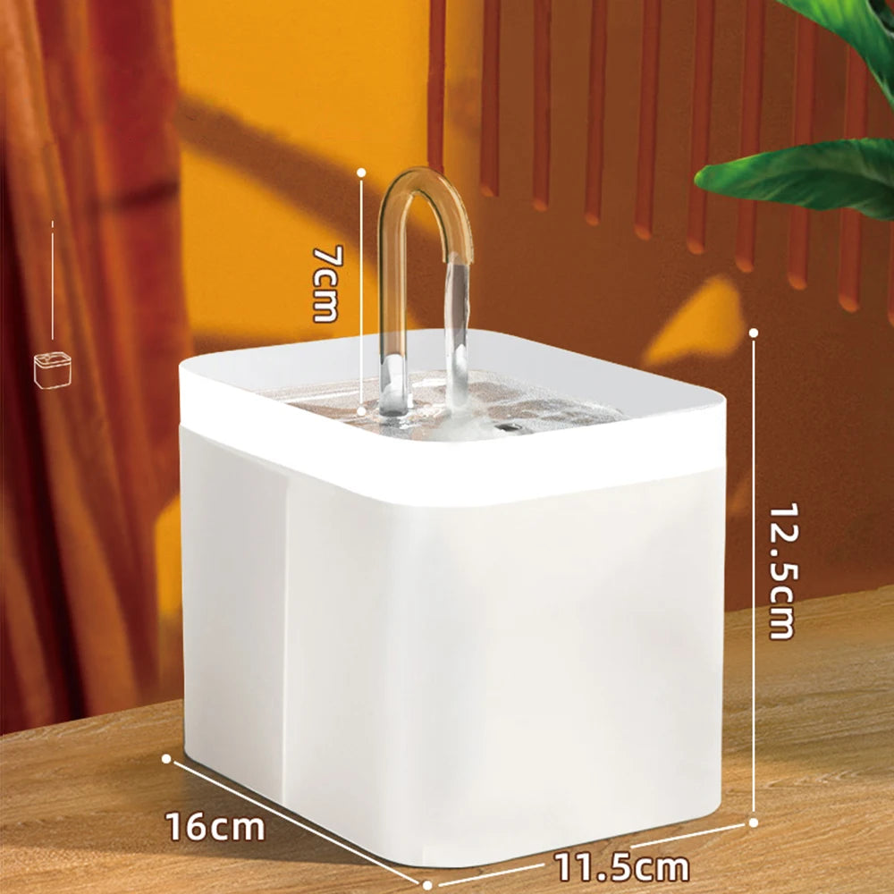 Filtro de fuente de agua para gatos eléctrico