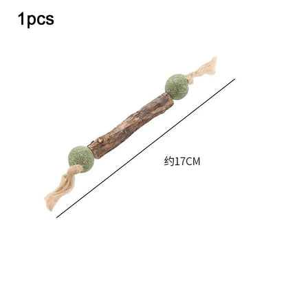 Natural Silver Rattan Cat Chew Toy