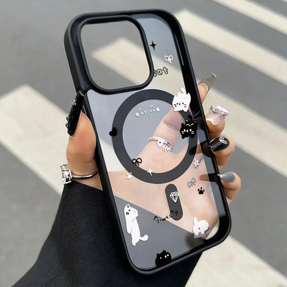 Cute Cat MagSafe iPhone Case
