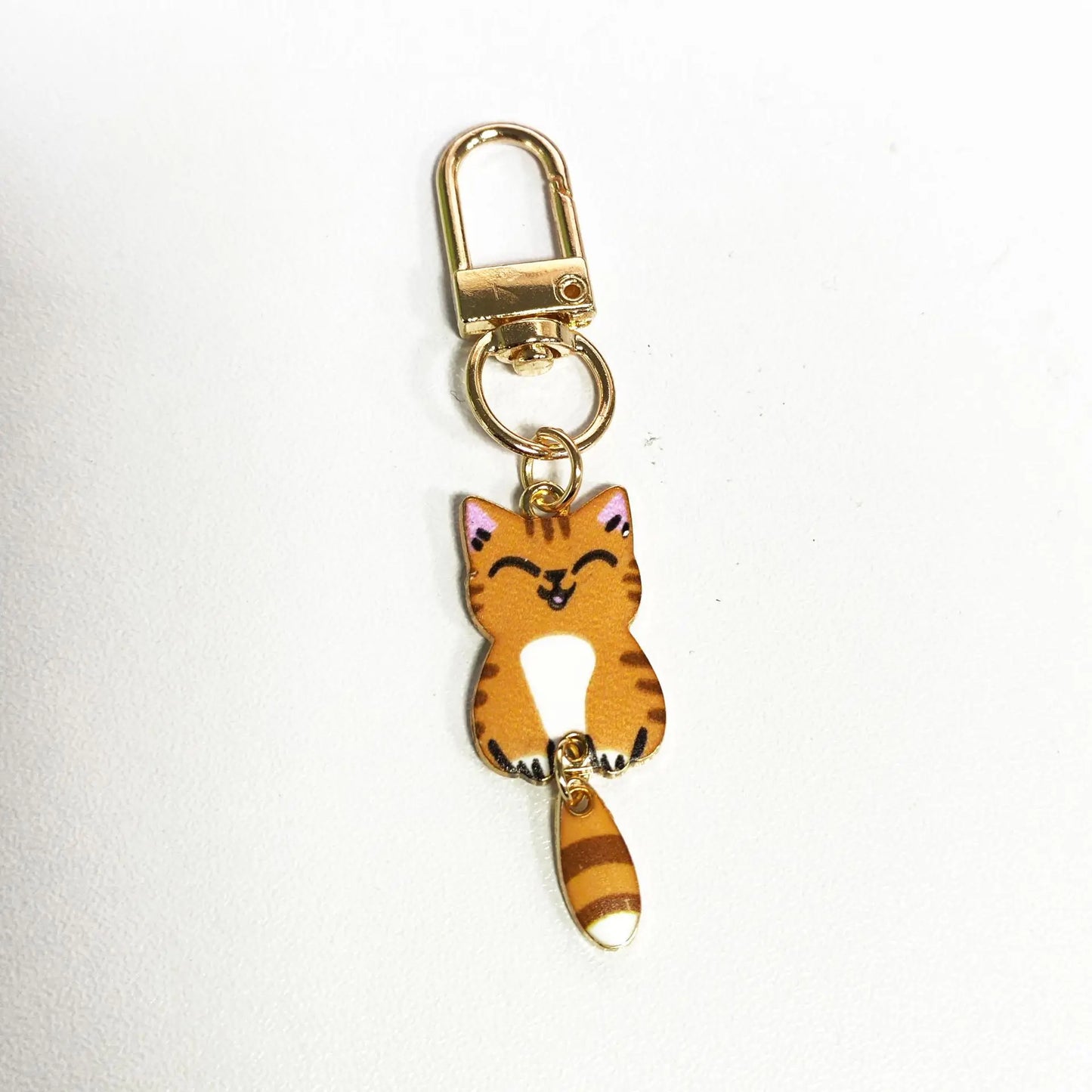 Cat Pendant Cartoon Keyring
