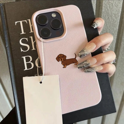 เคสโทรศัพท์สุนัขดัชชุนสไตล์มินิมอล