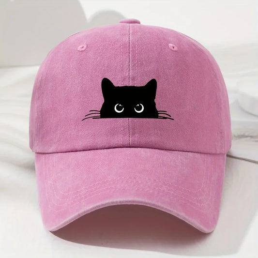 Cute Cat Eyes Vintage Cap
