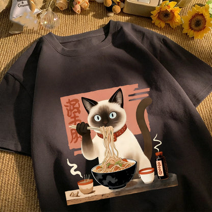 Siamese Eat Ramen Shirt