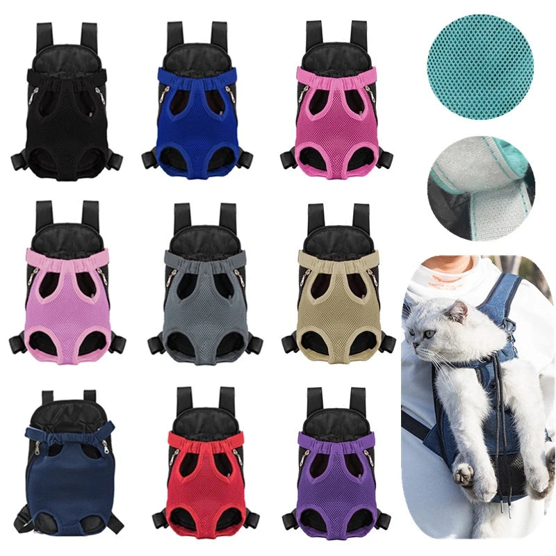 Breathable Cat Carrier Harness Backpack