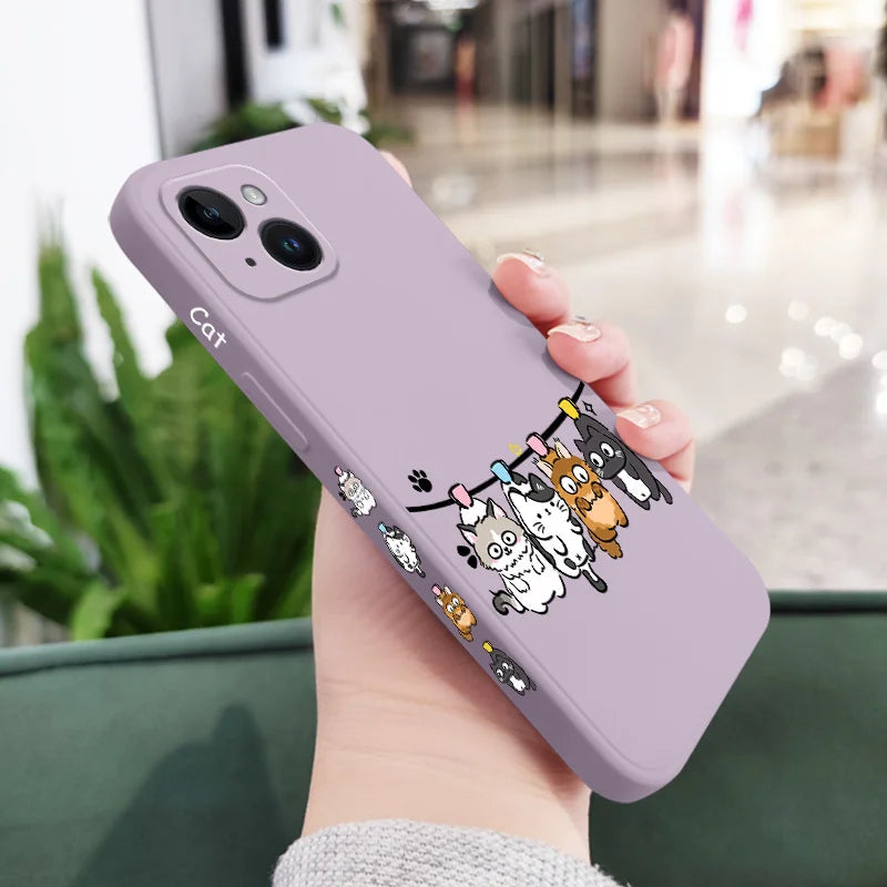 Silicone Cat iPhone Case