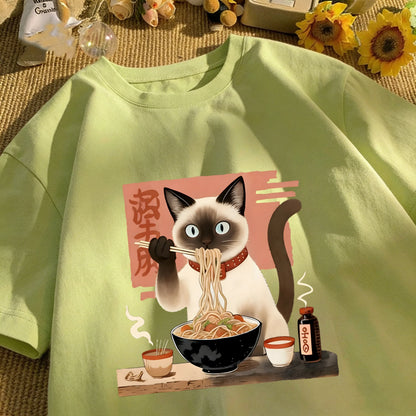 Siamese Eat Ramen Shirt