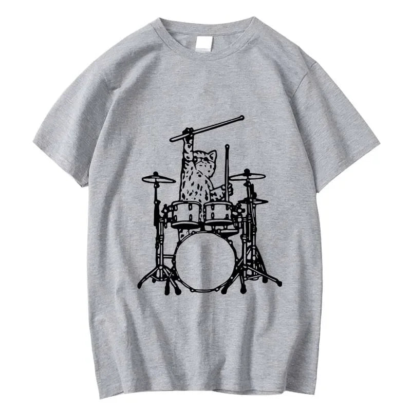 เสื้อยืดแมวเพลงตลก