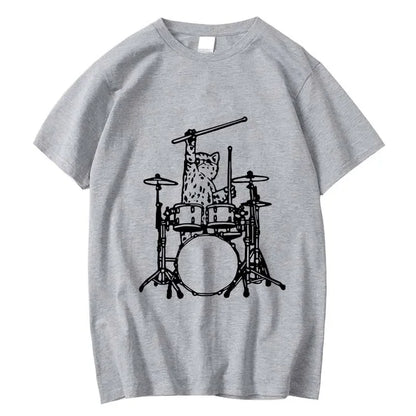 เสื้อยืดแมวเพลงตลก