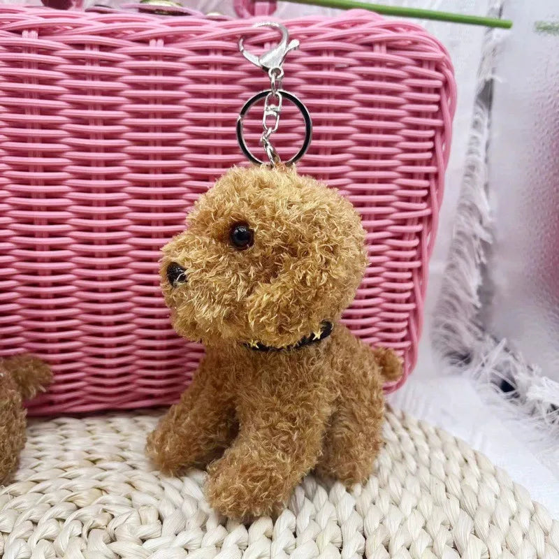 Plush Teddy Puppy Key Chain