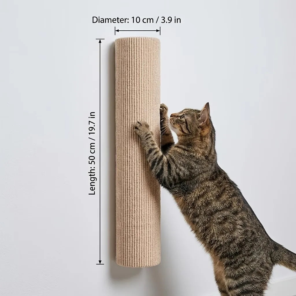 Griffoir mural autocollant pour chat
