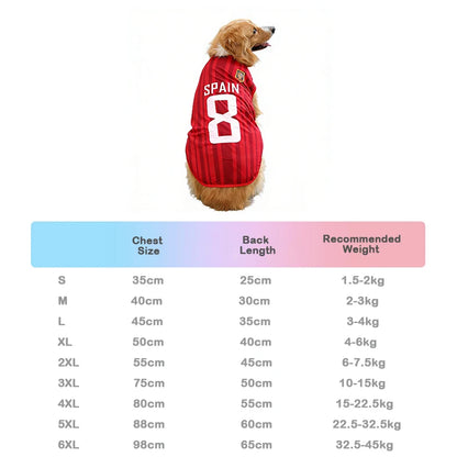 National Team Dog Soccer Jersey