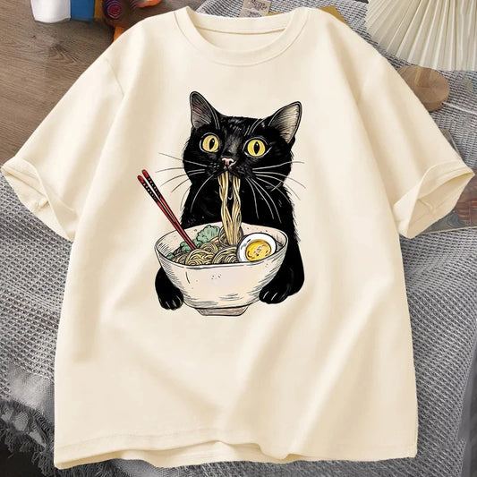 Ramen Food Cat T-Shirt