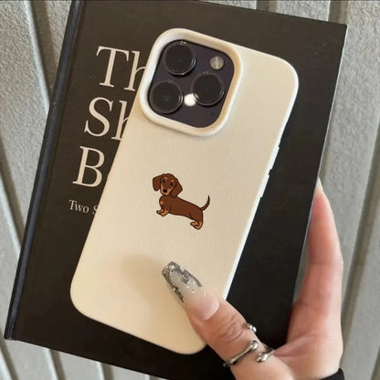 เคสโทรศัพท์สุนัขดัชชุนสไตล์มินิมอล