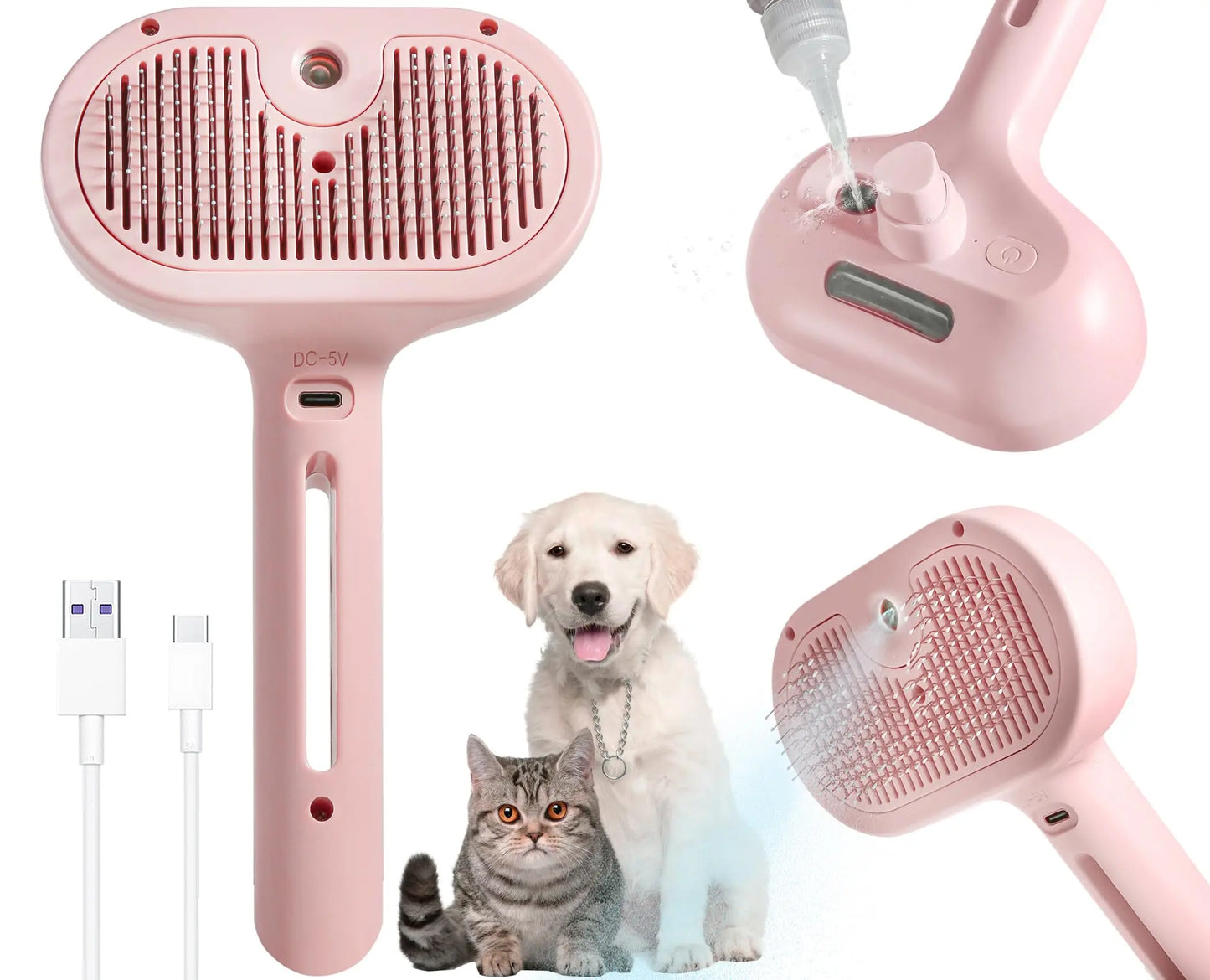 Pet Spray Hair Comb