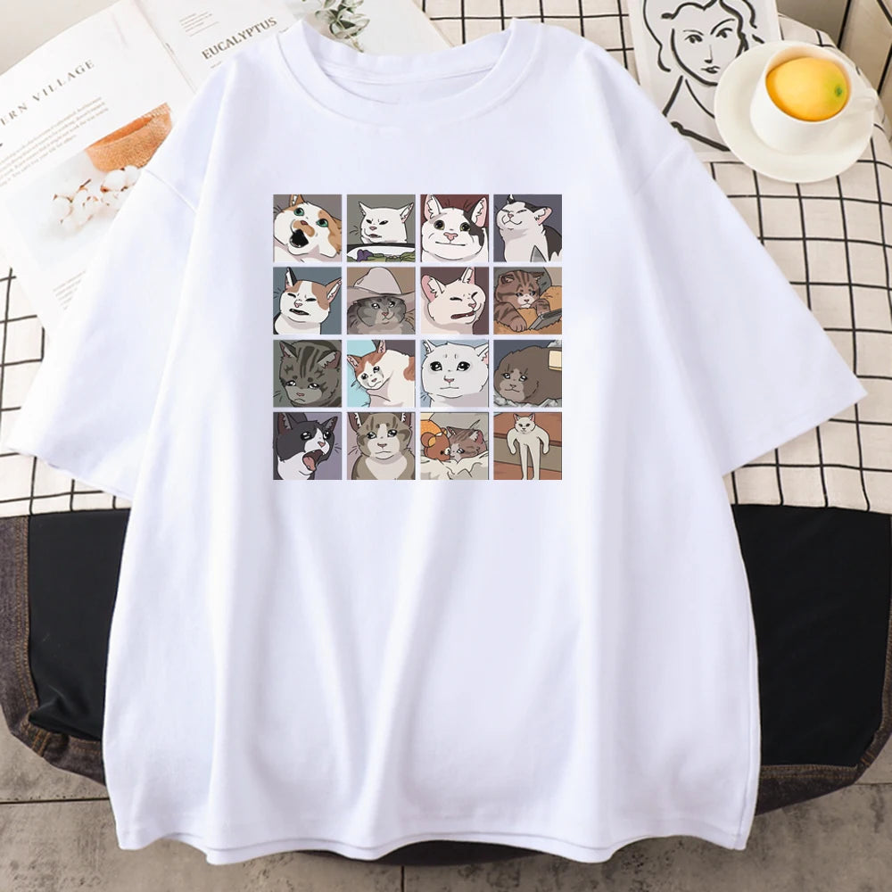 Meme Cats Puzzle T Shirt