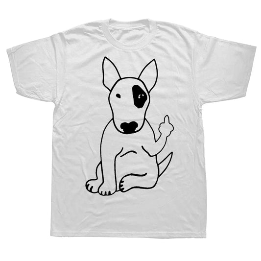 Minimalist Bull Terrier Outline T-Shirt