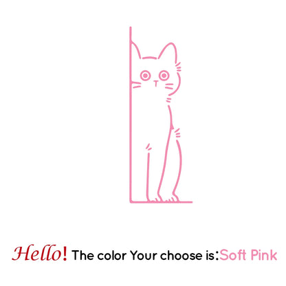 Cat Art Vinyl Wall Decor