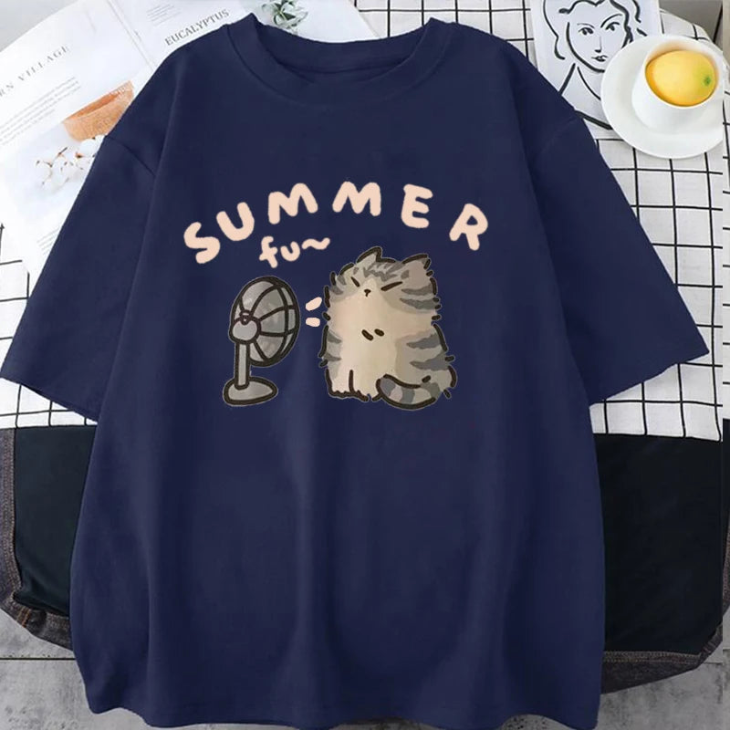 Summer Cat Mood Shirt