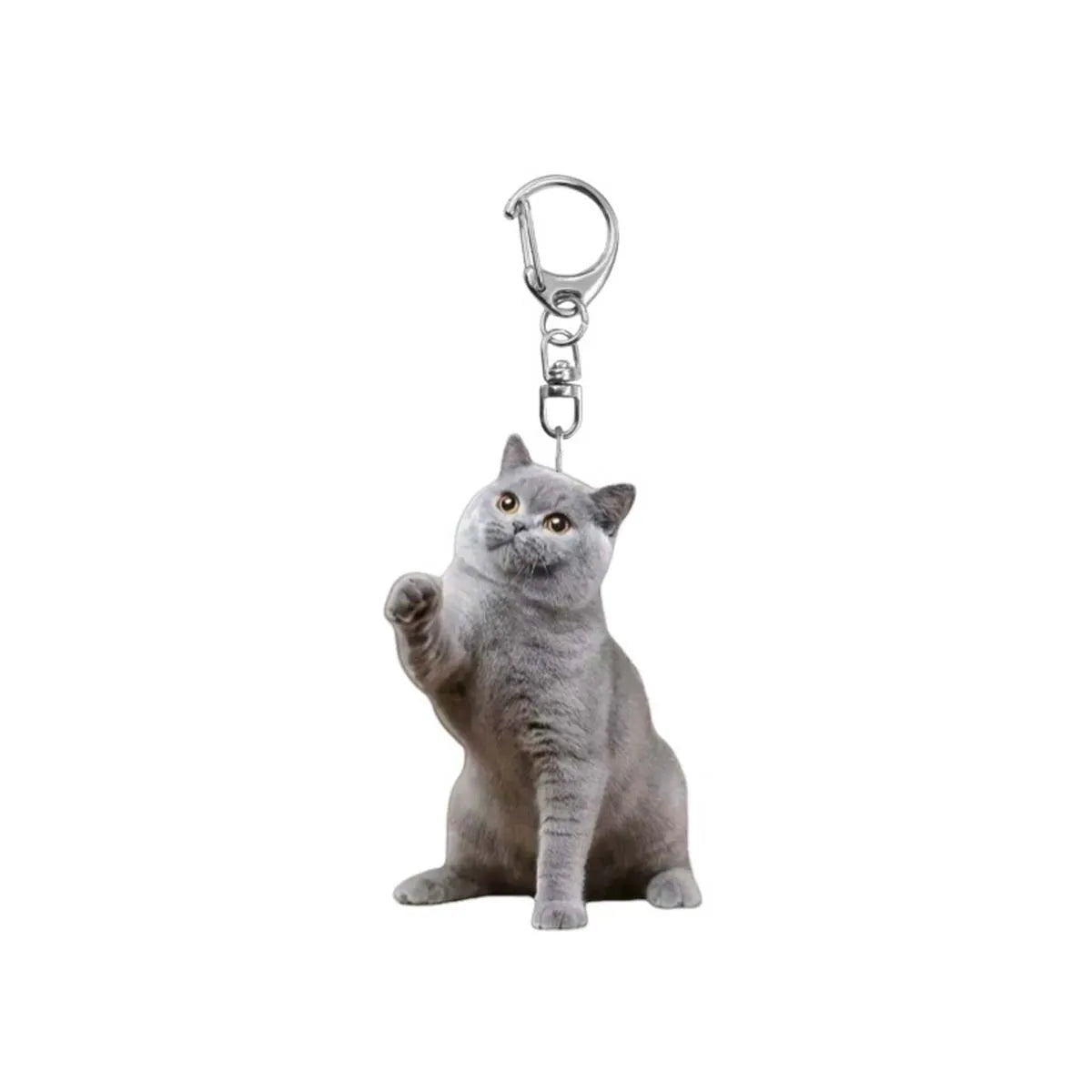 Porte-clés 3D joli chat