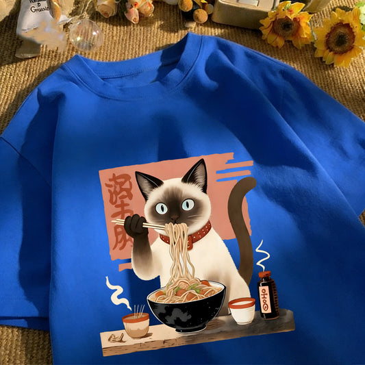 חולצת סיאמים Eat Ramen