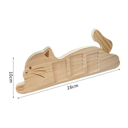 Cat Shape Photo Frame Wooden