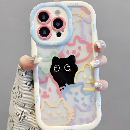 Colorful Cat iPhone Case
