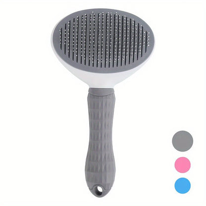Brosse de toilettage autonettoyante pour animaux de compagnie