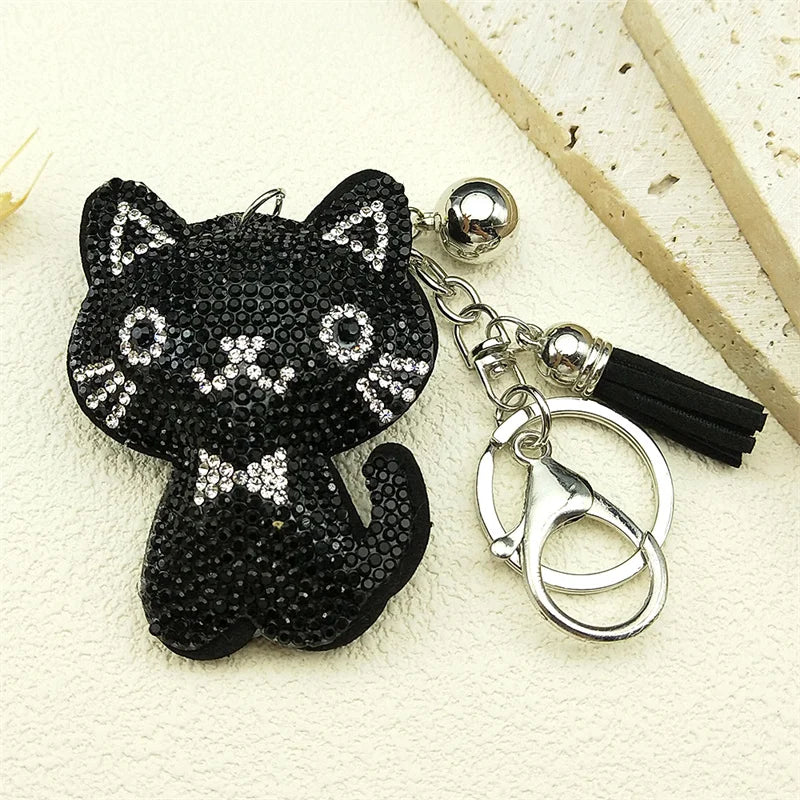 Móc khóa Kitty dễ thương màu đen