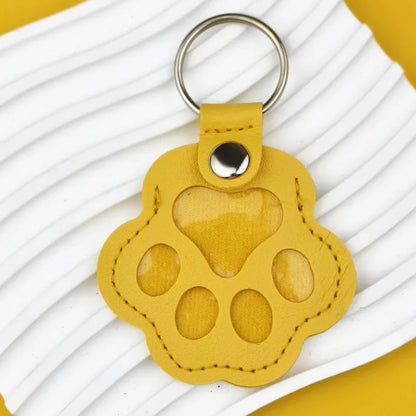 Porte-clés souvenir de cheveux de patte d’animal de compagnie