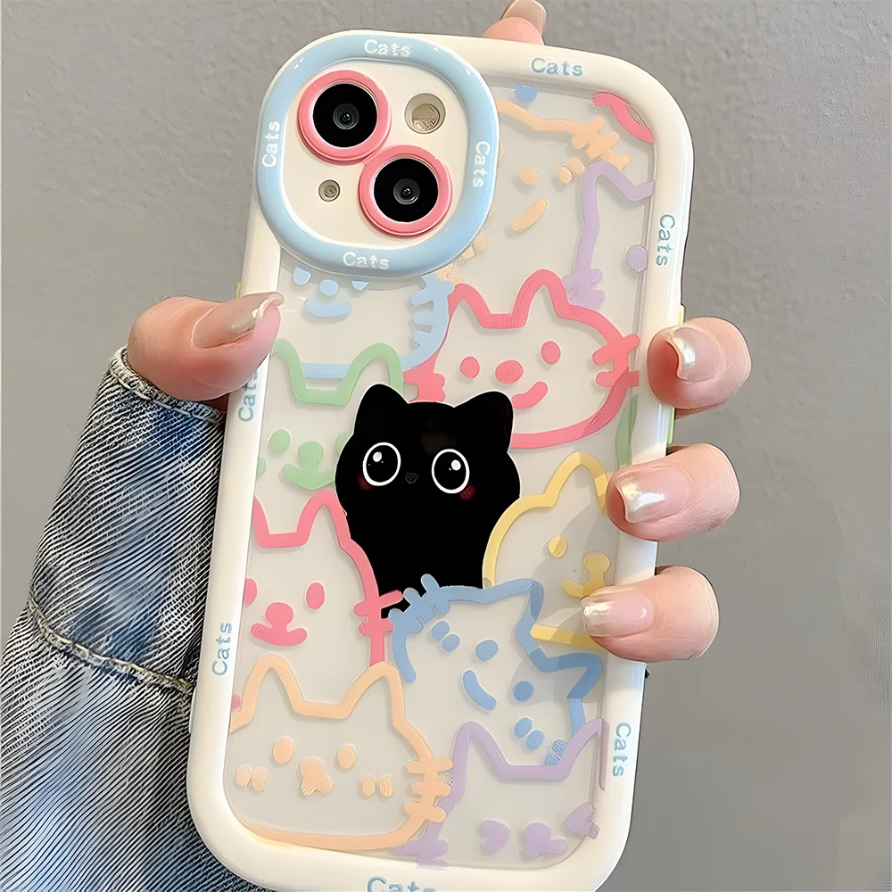 Colorful Cat iPhone Case