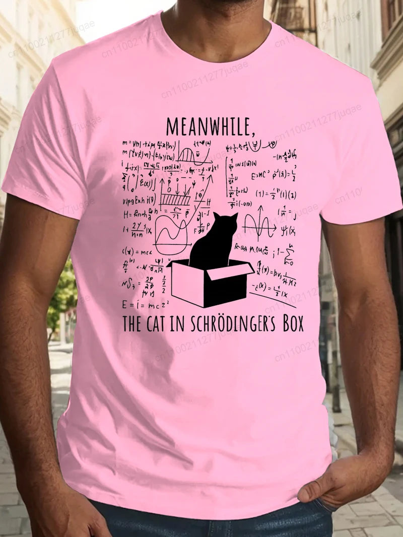 Science Cat Print Shirt