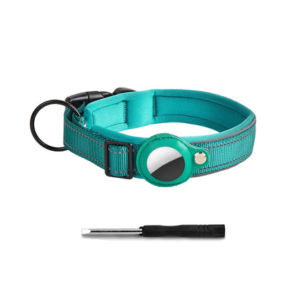 Collare per cani riflettente con supporto AirTag