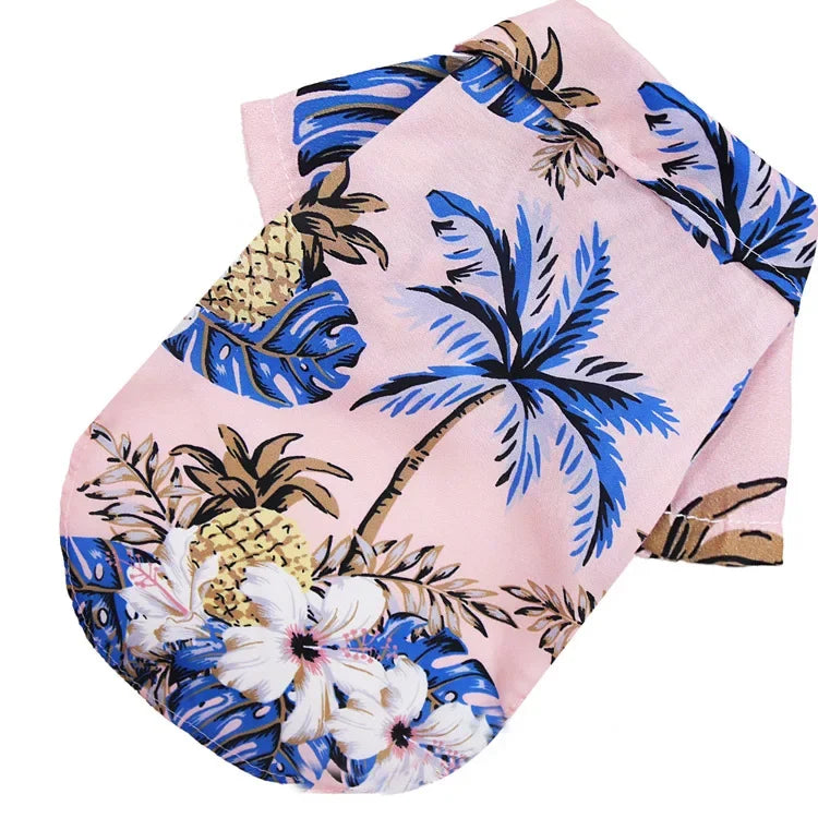 Hawaiian Tropical Dog Shirt