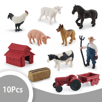 Realistic Miniature Dog Figurines