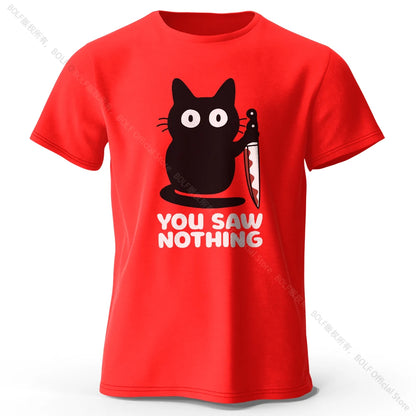 Vous n’avez rien vu chemise de chat