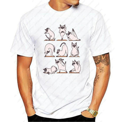 Siamese Cat Yoga T-Shirt