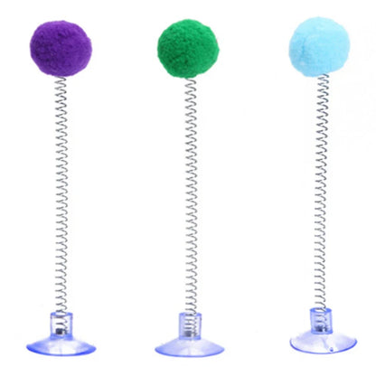 Ball Toy with Suction Cup Interactive Cat