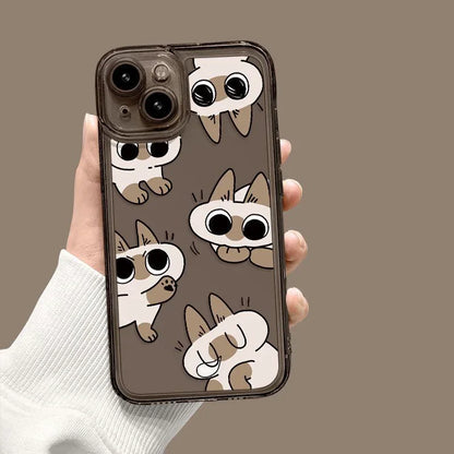 Cartoon Siamese iPhone Case