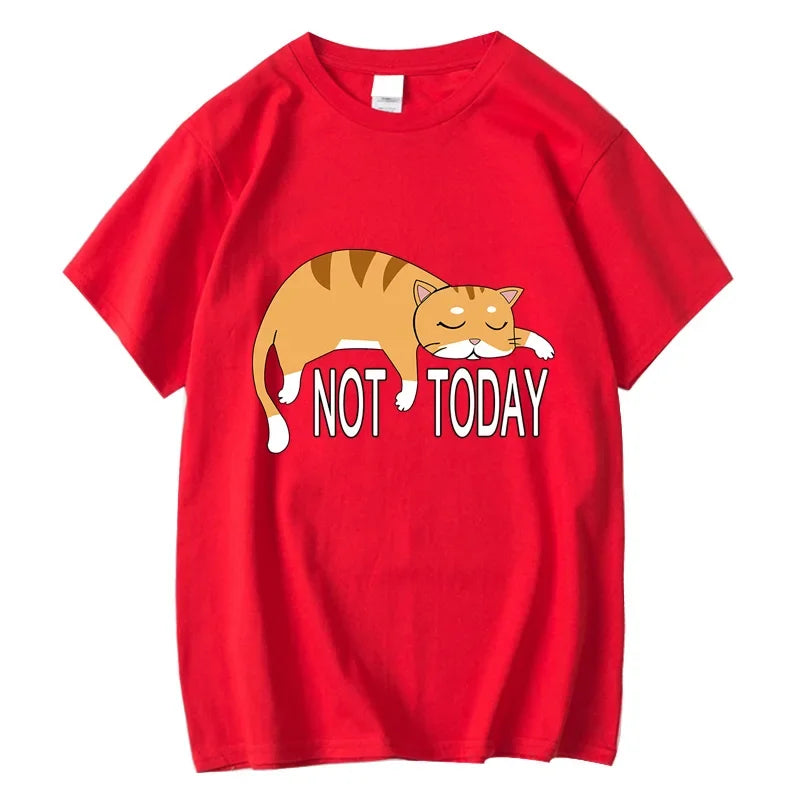 Nicht heute“ Lustiges Katzenshirt