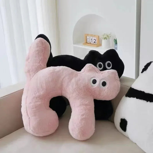 Cat Pillow Soft Cotton Travel