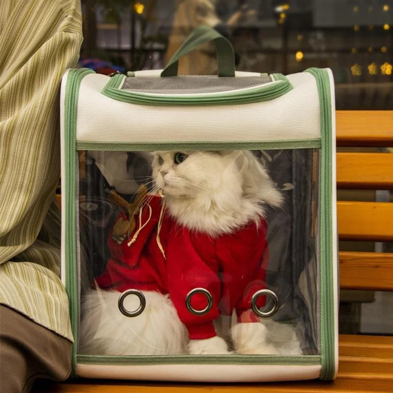 Zaino portatile per animali domestici di grande capacità