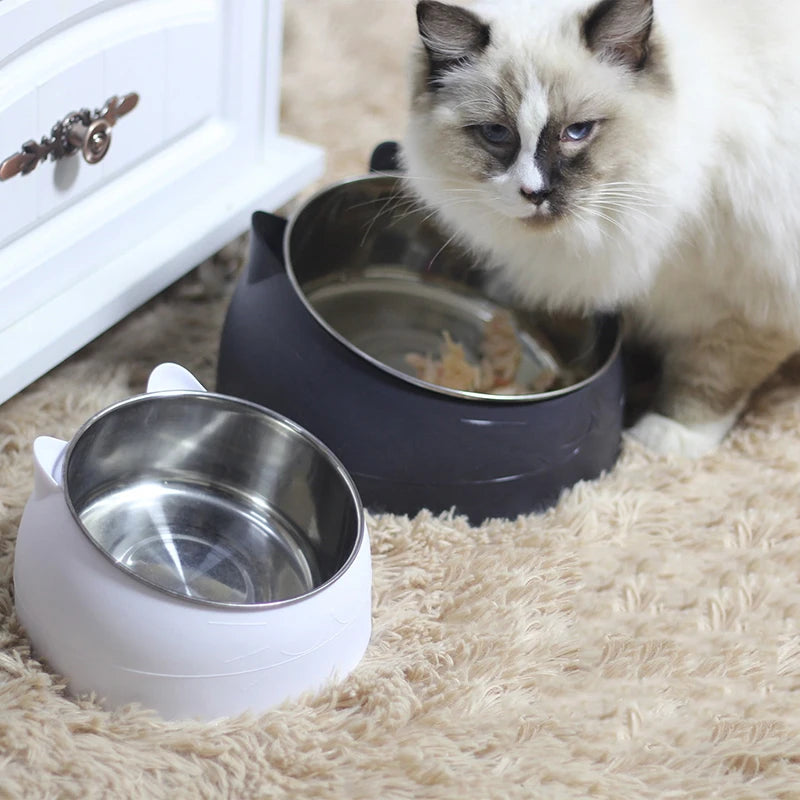 Cuenco para gatos de acero inoxidable