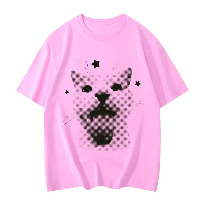Funny Cat Graphic T-Shirts