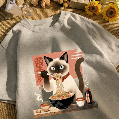 Siamese Eat Ramen Shirt