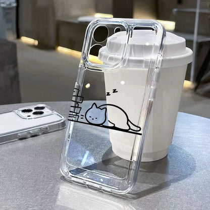 Cat Soft Clear iPhone Case