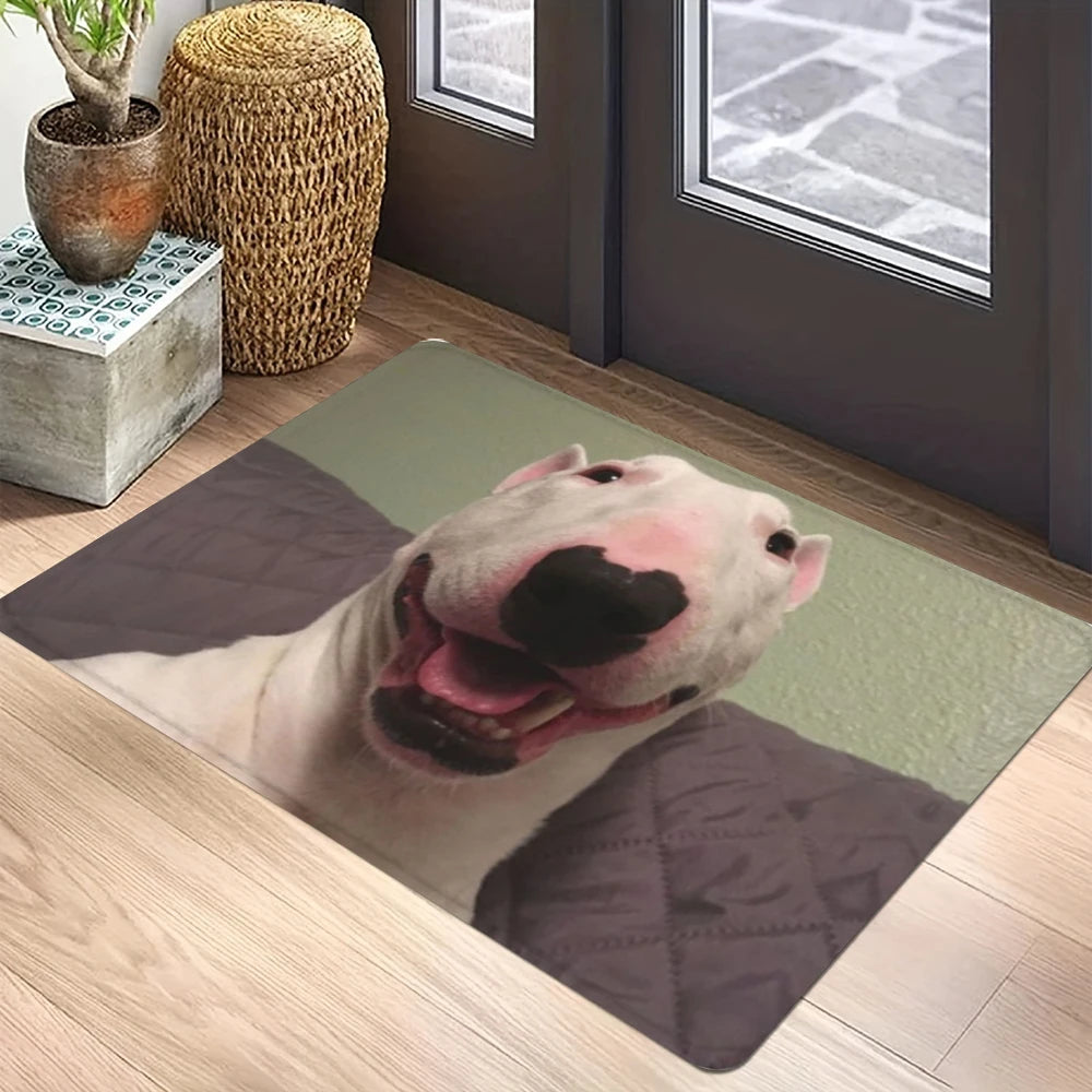 Bullterrier-Willkommens-Bodenmatte