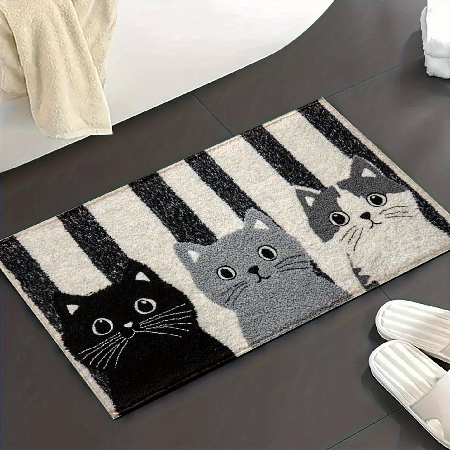 Cartoon Cat Carpet Decor
